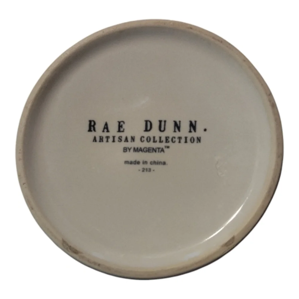 Rae Dunn Artisan Collection By Magenta THINGS Container With Lid